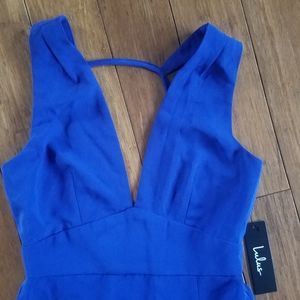 Rotal Blue midi dress NWT